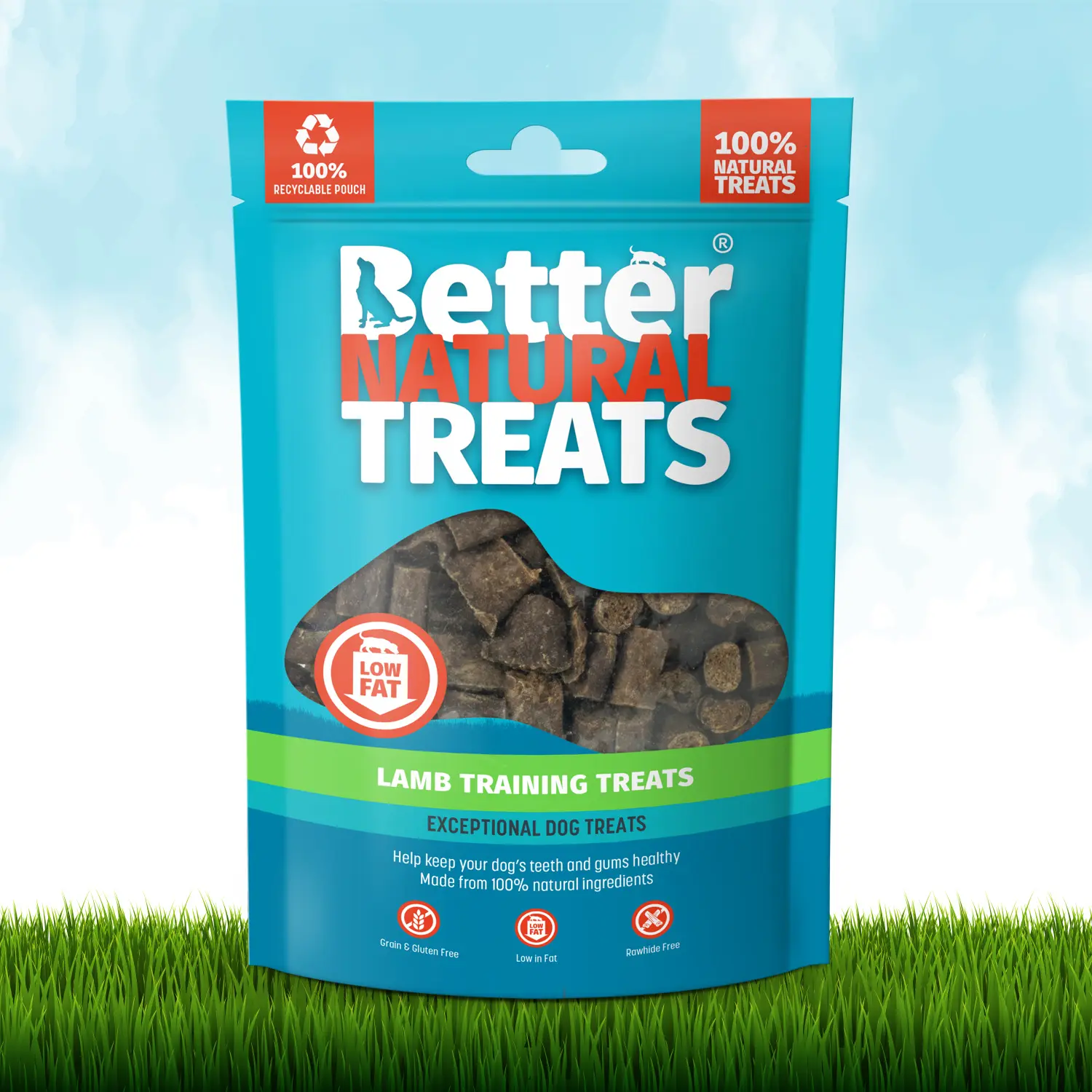 Better Natural Treats Lamb Training Treats 90g Dog Treats weight control no wheat grainfree dogtreats human grade