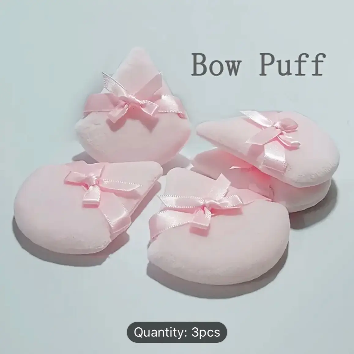 Bow Powder puff Makeup Cosmetic