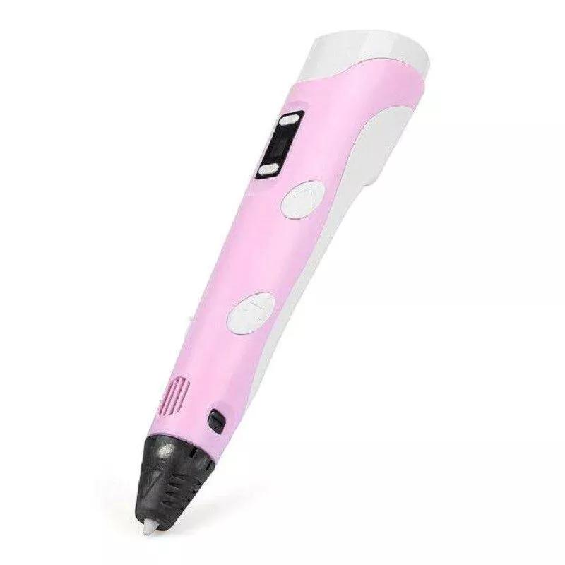 Birthday Kids 3D Drawing Printing Pen with LCD Screen - PLA ABS Filament Toys 2