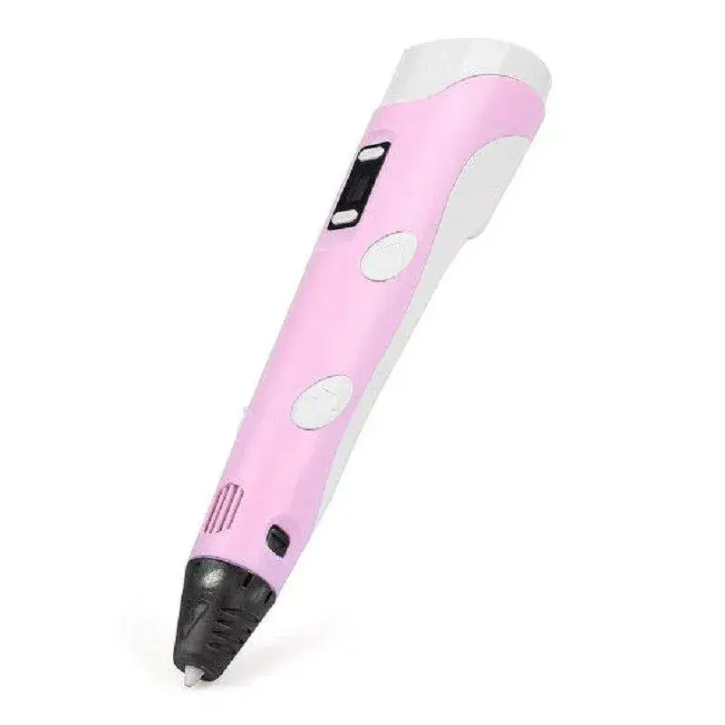 Birthday Kids 3D Drawing Printing Pen with LCD Screen - PLA ABS Filament Toys 2