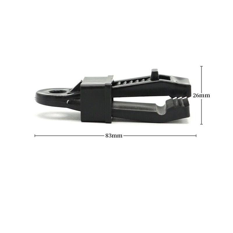 12/24x Adjustable Heavy Duty Lock Grip for Tarp & Shade Cloth Tarp Tent Clips 7