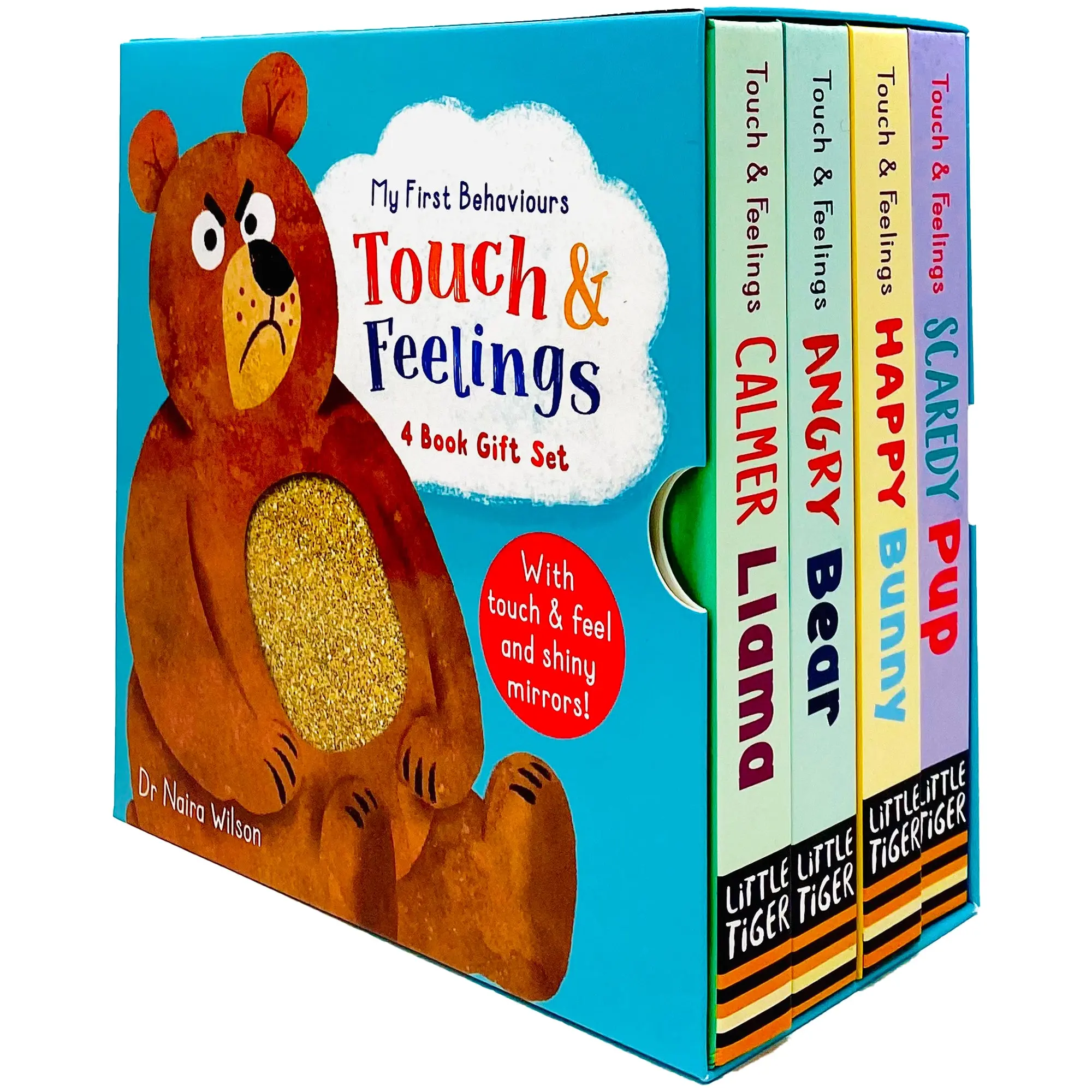 My First Behaviours Touch & Feelings 4 Book Gift Box Set by Dr Naira Wilson