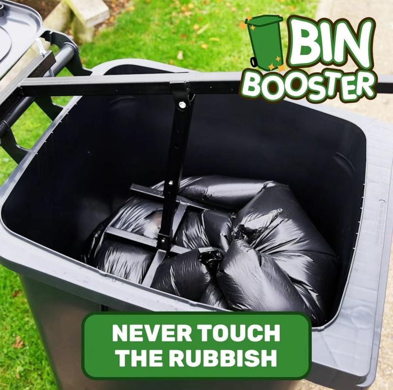 Bin Booster - No More Overflowing Bins- Introducing Bin Booster, the hygienic HANDS-FREE way to dramatically reduce the volume of your general waste, garden waste & recycling 6