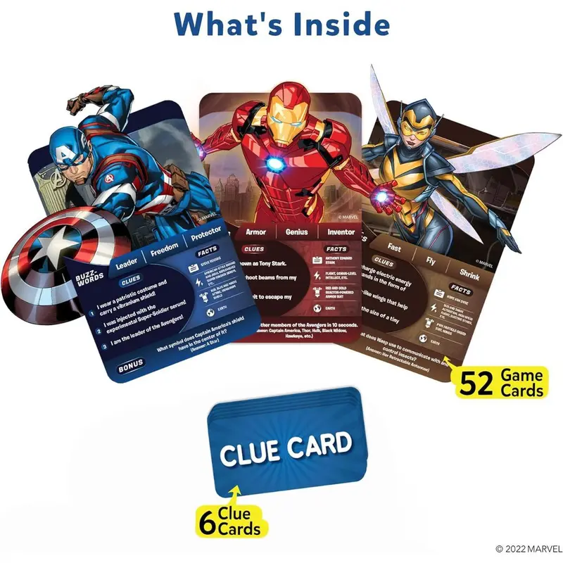 Skillmatics Guess in 10 Trivia Card Game - Marvel 1