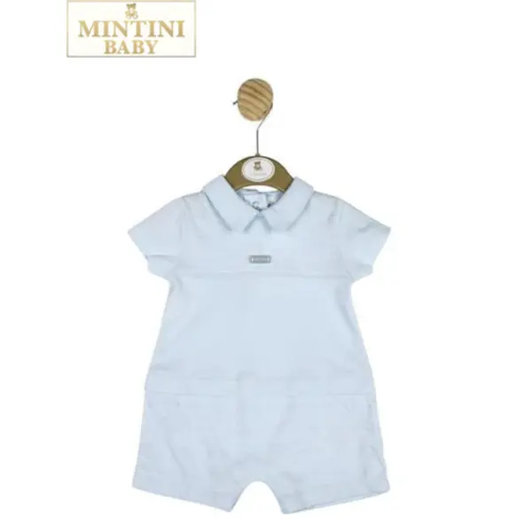 MINTINI BOYS BLUE ROMPER