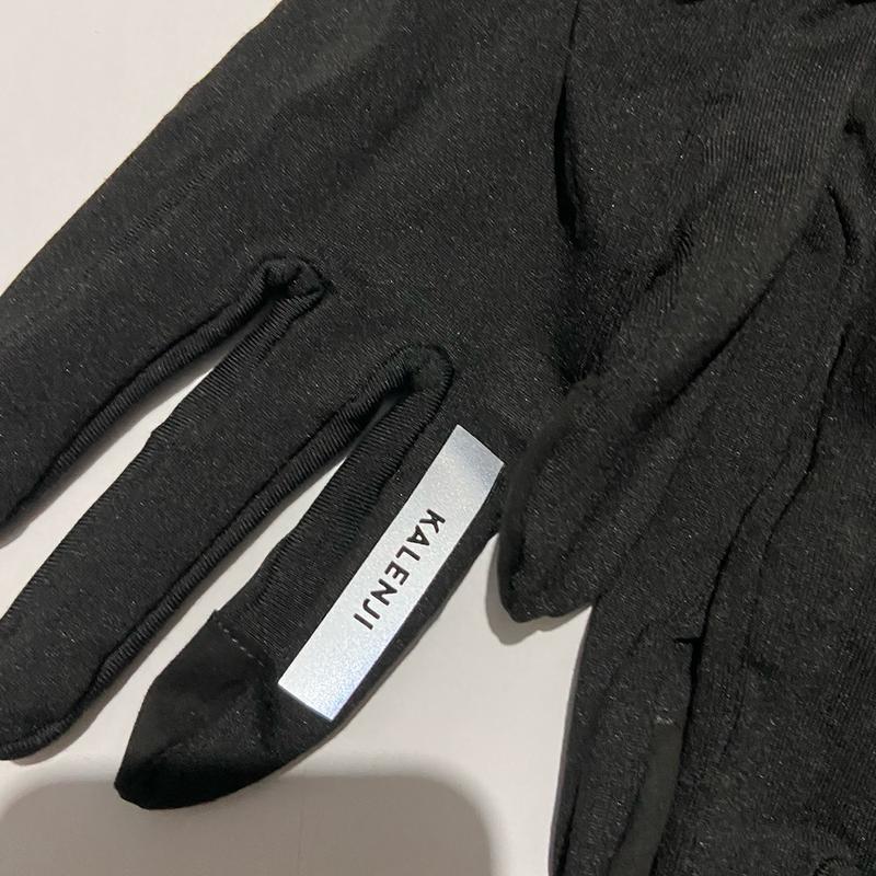 Kalenji black touchscreen running gloves 1