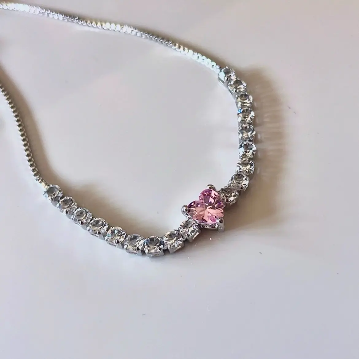 Crystal Hearts Bracelet