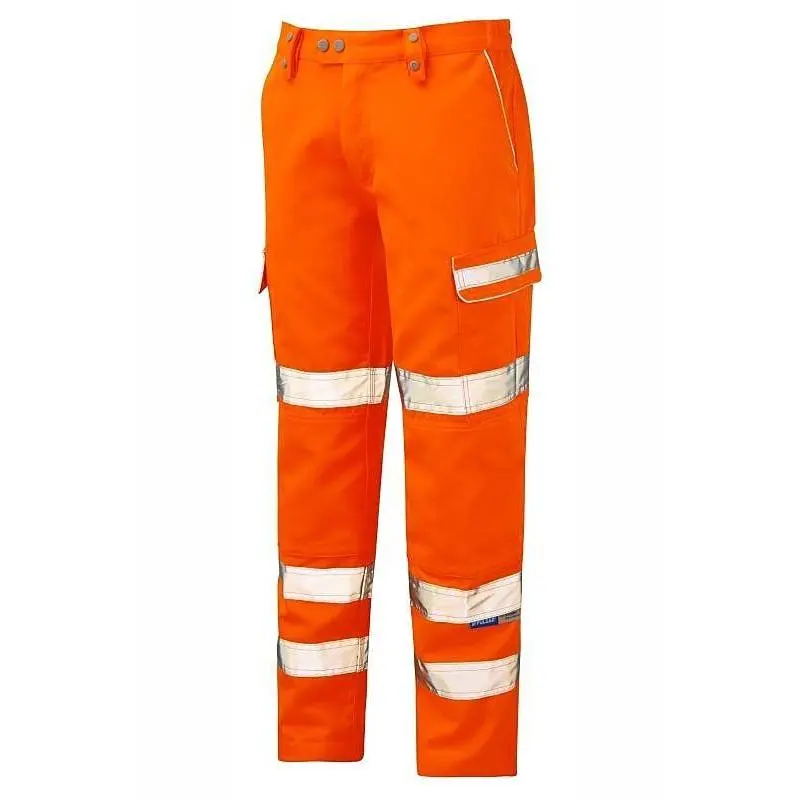Pulsar HV Orange Combat Trousers | Teflon Coated | Reflective | Knee Pad Ready