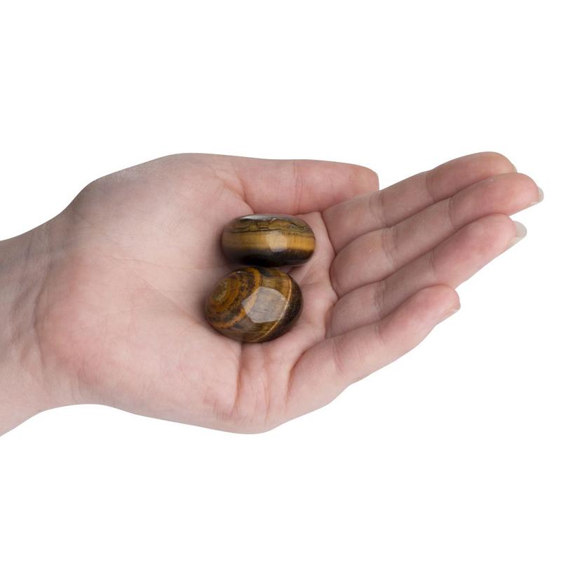 Tiger's Eye Large Tumblestone 3-4cm - Natural Crystal Decoration for Protection, Courage and Insight 4