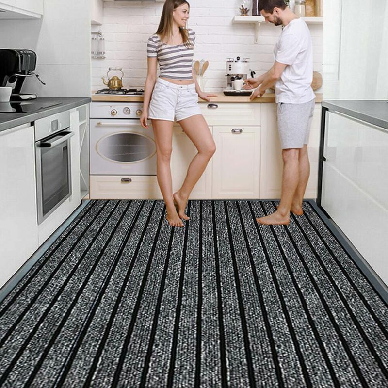 Heavy Duty Rubber Barrier Mat Small Large Door Mat Hallway Runner Kitchen 3