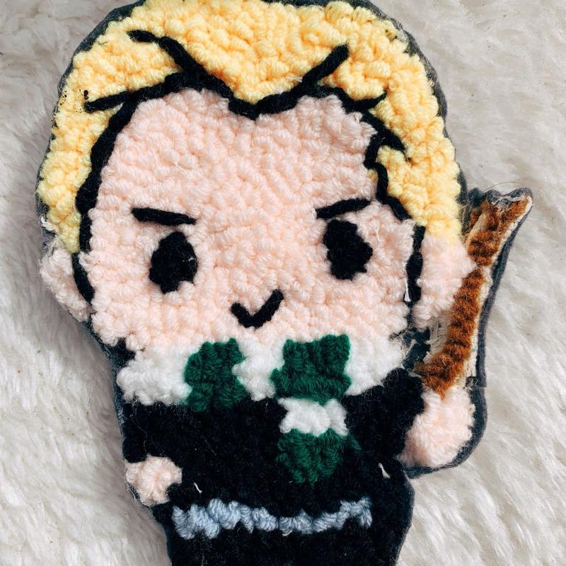 Harry Potter Movie Main Characters Punch Needle Kit for Beginners small crochetbusiness 1