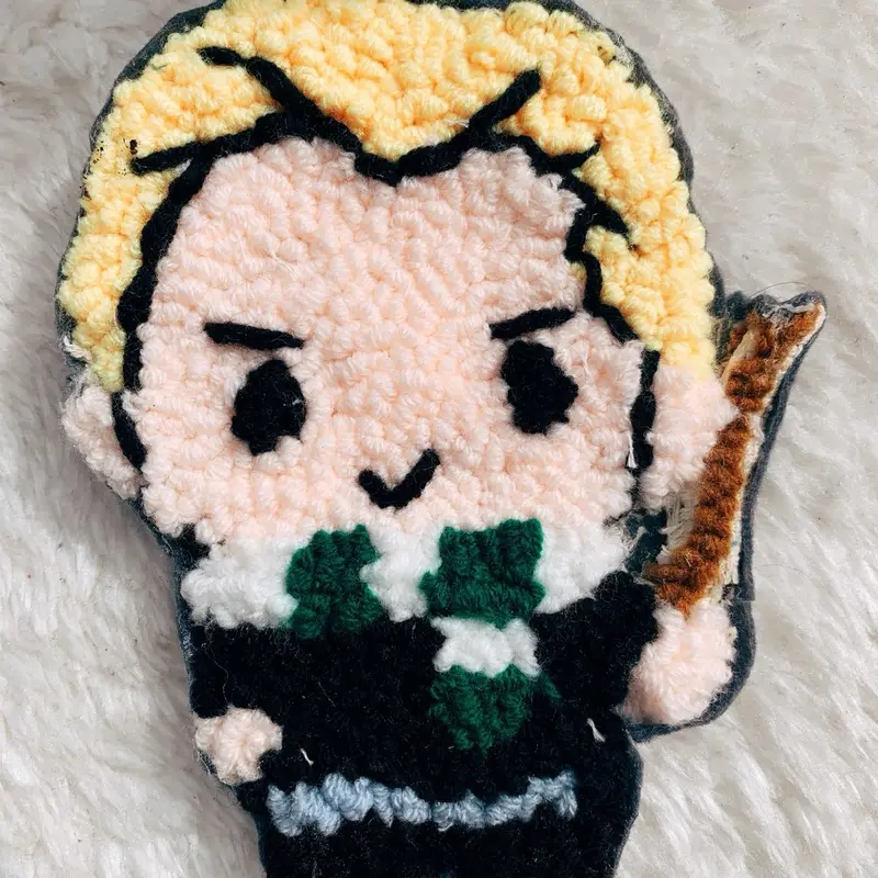 Harry Potter Movie Main Characters Punch Needle Kit for Beginners small crochetbusiness 1
