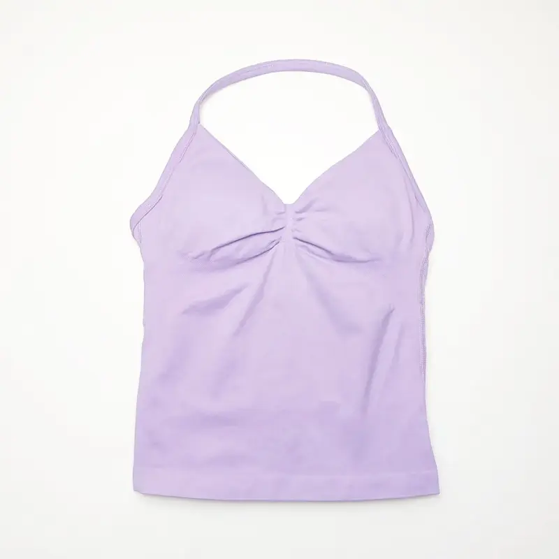 Women's Impact Longline Strappy Sports Yoga Vest Underwear Gym Beautiful Back Bra Running Workout Halter 5