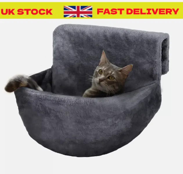 Hanging Cat Kitten Radiator Bed Pet Animal Warm Fleece Basket Cradle Hammock 0