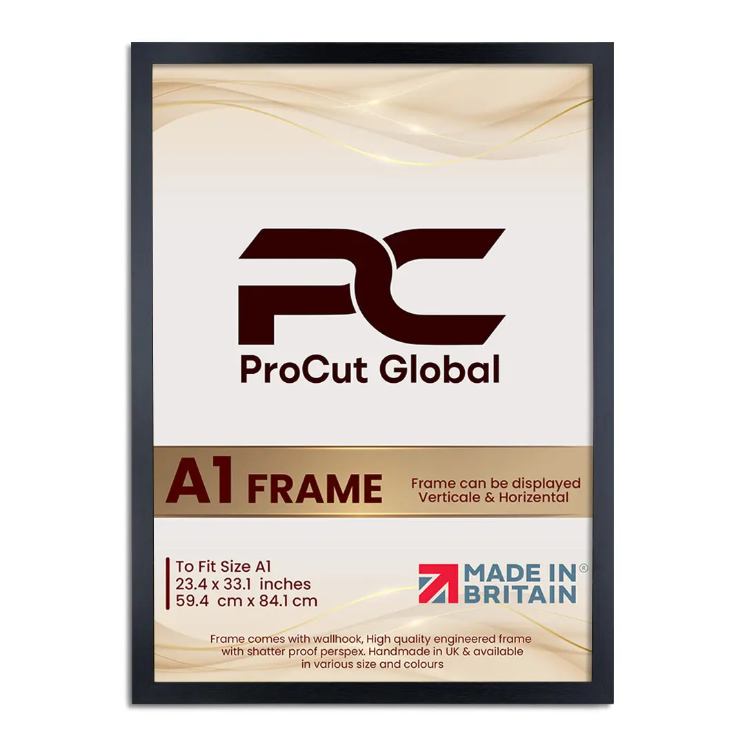 Black Photo Frame, Picture Frame, Poster Frame Wall Hangings Decor, Wooden Picture Frame, Wall Arts Poster Frame in Black FRAME, Customised sizes available