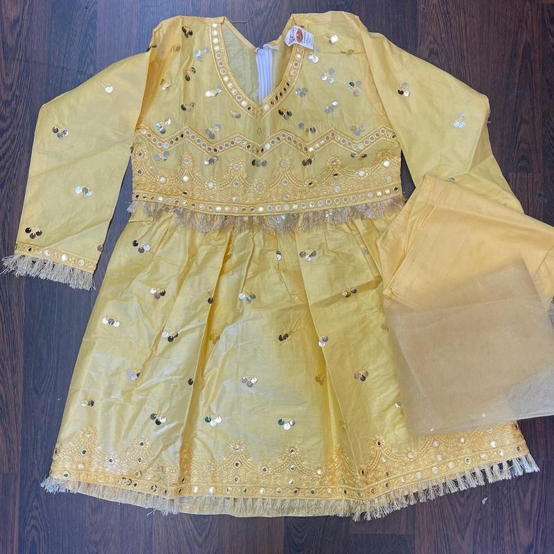 kids Eid clothing cotton frock 1
