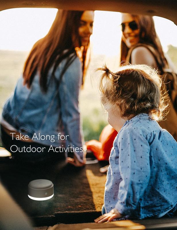 Momcozy Sound Machine for Baby-20 Soothing Sounds & Touch Light Portable White Noise for Kids & Adults for Sleeping Timer and Memory | Ideal Travel Companion & Nursery Must-Have & Outing | Shower Gift 7