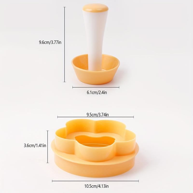 2-Piece Set: Flower-Shaped Pastry Cutter & Tart Tamper for Baking Tarts, Cookies, and Biscuits - Essential Kitchen Gadgets and Accessories 5