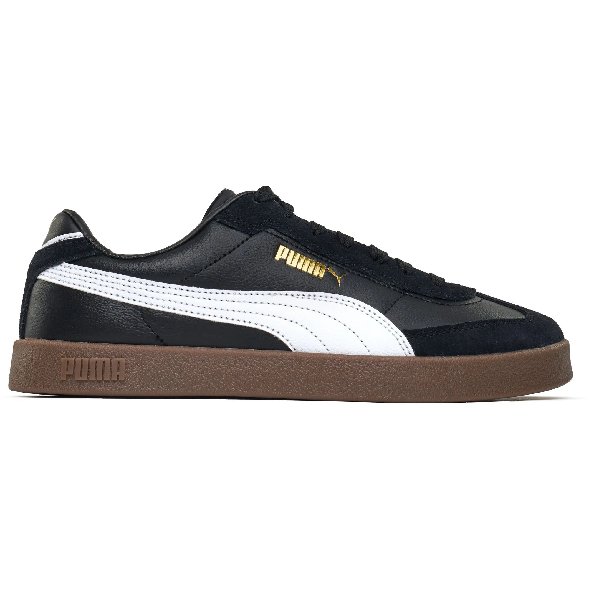 Puma Club Ii Era Trainers - Black Leather Casual Trainers