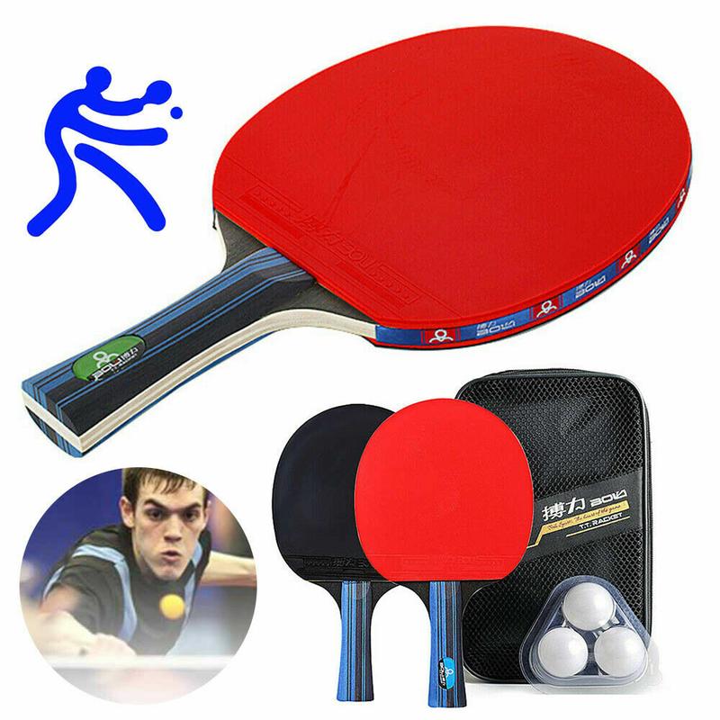 Product Introduction of New speed and spin PPong Table Tennis Set / rackets with 2 Bats,3 Balls & Bag 27