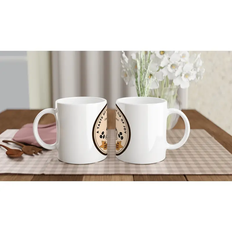 White 11oz 313ml Ceramic Mug Coffee Zest Classic Cup Classic Cup Classic Cup Classic Cup 1