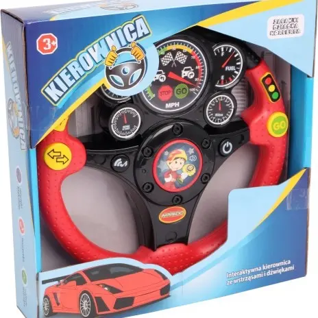 Kids Musical Vibrating Plastic Toy Car Steering Wheel - Perfect Bday Gift for Boys & Girls - Educational Musical Toy for Kids 7
