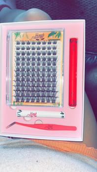 Product Review of Meggi lashes XL Cluster Kits from A**e B**X 2