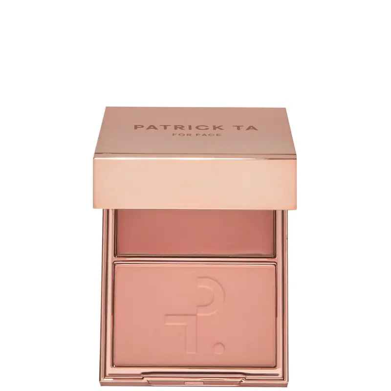 PATRICK TA Major Headlines Double-Take Cream and Powder Blush Duo (Various Shades) Makeup 2