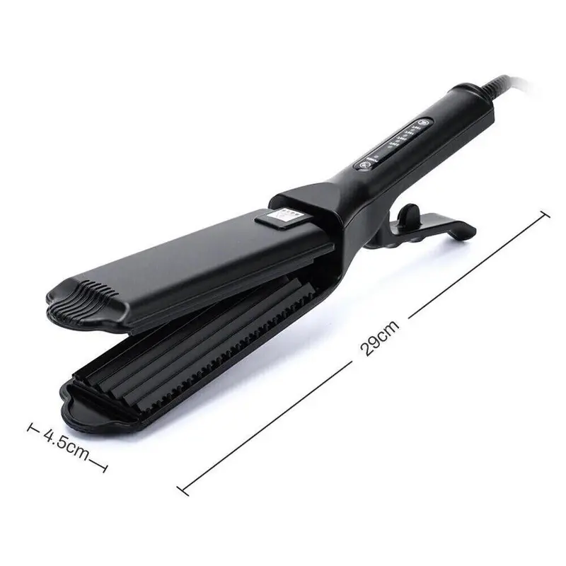 Salon Hair Curler Ceramic Crimper Wave Curling Iron Wand Wet & Dry Styling Tool Smooth Comfort 3