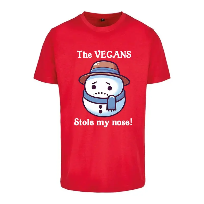 Gift Goat The vegans stole my nose T Shirt Classic T -Shirt Cotton Unisex Soft T-Shirt Graphic Top Casual Round Neck Fabric Day Prolonged Streetwear Fashion Tee Stylish funny 3
