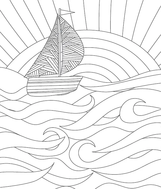 Large Print Colour & Frame - Calm (Colouring Book for Adults): 31 Relaxing Colouring Pages to Enjoy 1