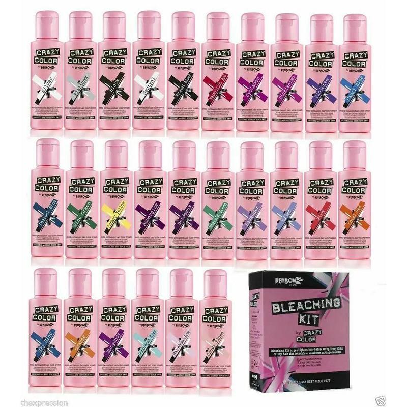Crazy Color Semi Permanent Hair Color Cream Hair Dye Haircare 5