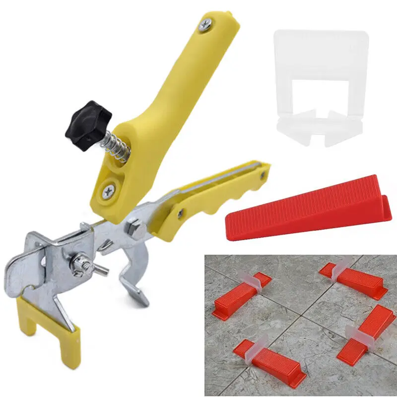100pcs 2/3mm Tile Leveling Spacer System Kit - Tool Clips, Wedges for Flawless Flooring Installation in UK - Lippage Plier for Ultimate Tile Alignment Precision 5