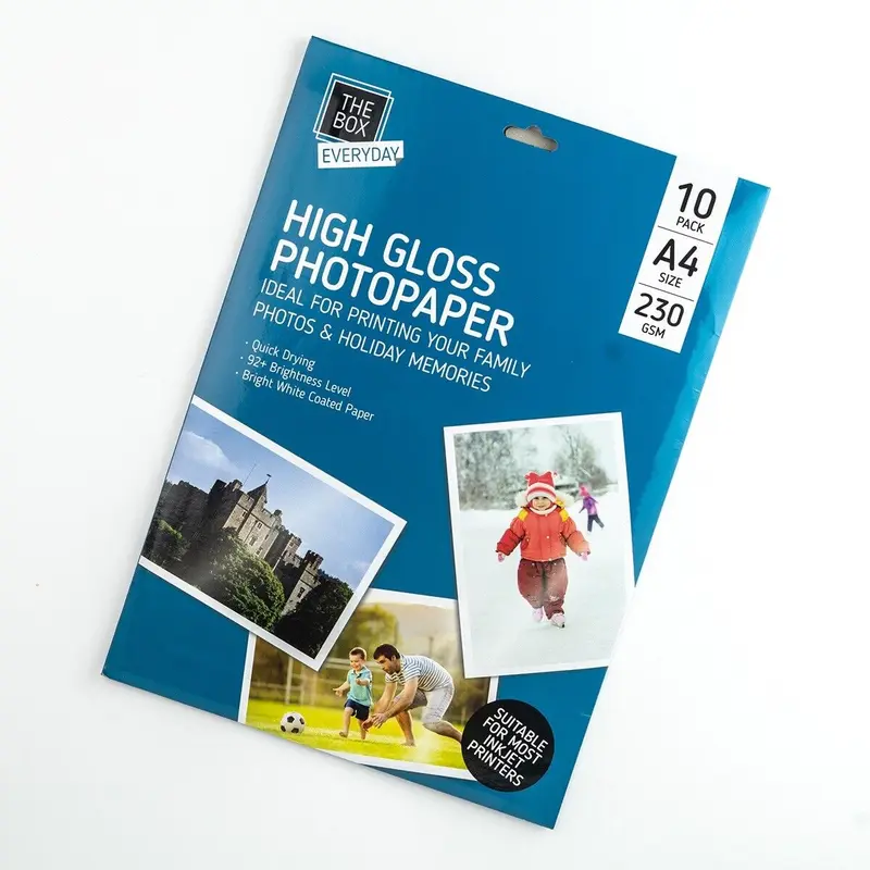 20 Sheets Premium Glossy High gloss Photo Paper A4 Inkjet Printer 230GSM 6