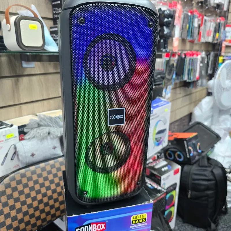 Wireless Bluetooth Speaker Karaoke Multi Media with Mic - Amazing Sound for Smartphones - Audio 4