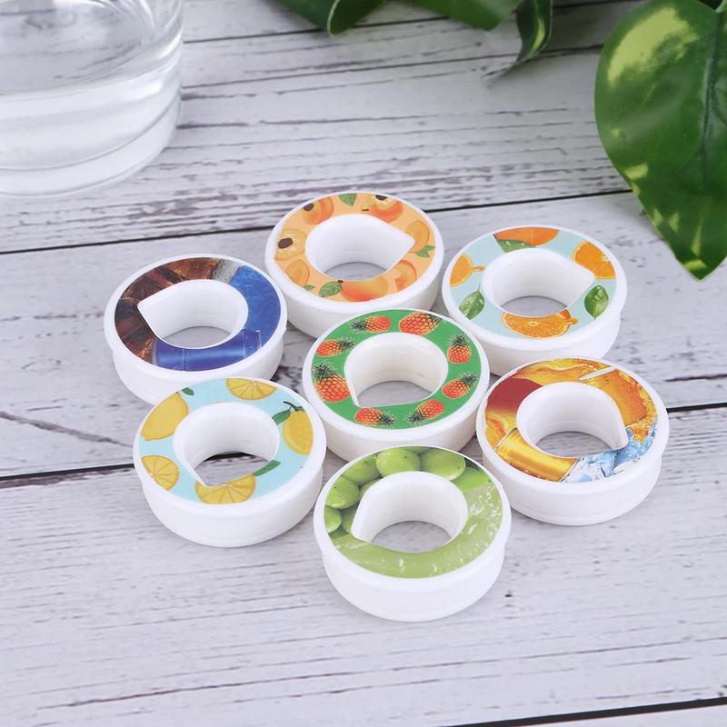 [Hot Selling] 7 Flavor Capsule Water Bottle Set, Aromatic Capsule Water Bottle Set, Sports Inflatable Water Bottle with 7 Fruit Flavor Capsules, Sports Water Bottle with Straw, Fruit Flavor Bottle 4
