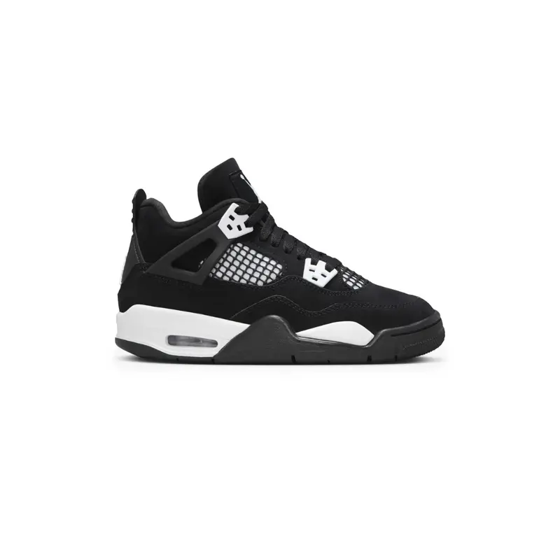 Preowned Deadstock Air Jordan 4 Retro GS 'White Thunder' Unworn Brand New With Box 0