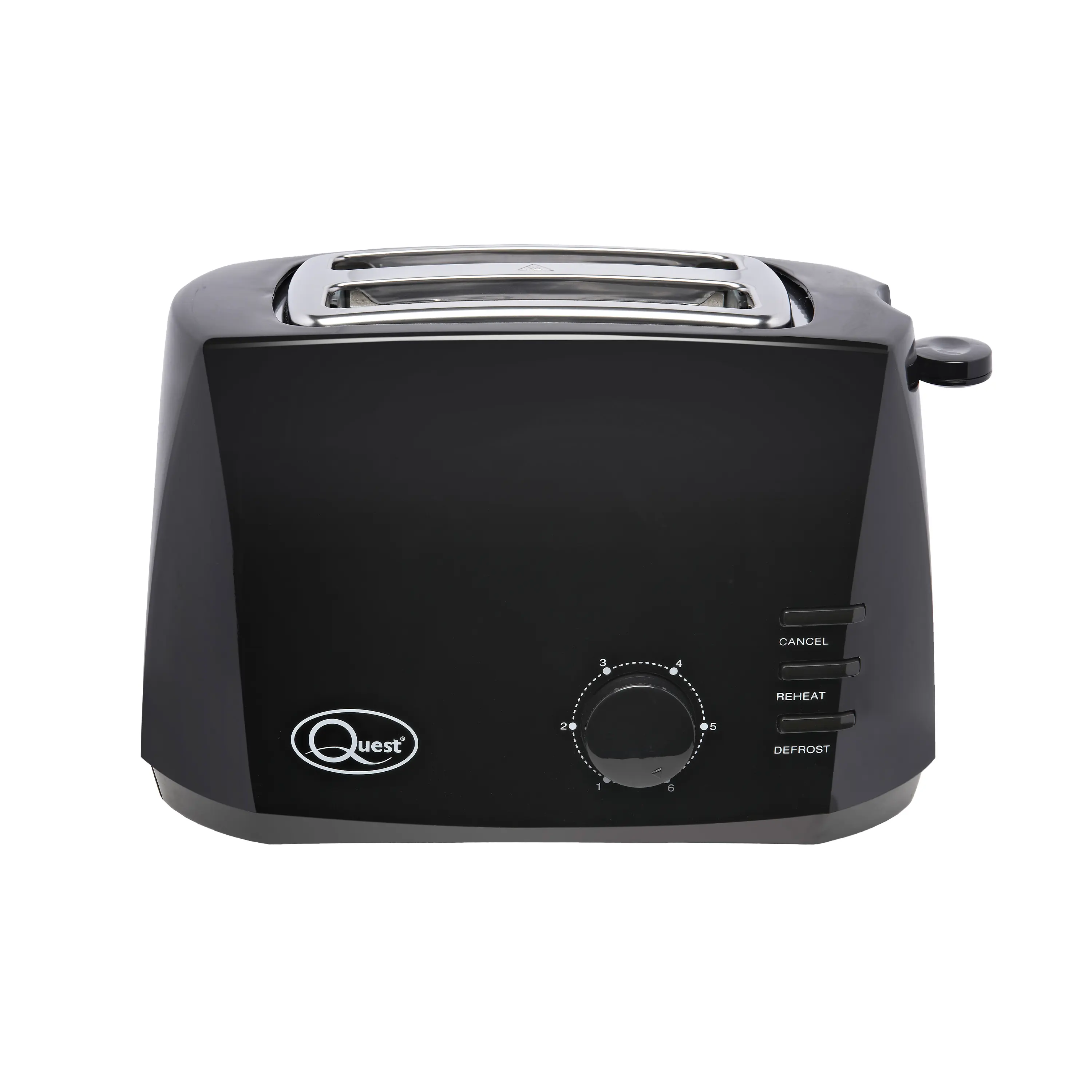 Quest 2 Slice Toasters with Extra Wide Slots / 6 Browning Levels/Reheat & Defrost / Crumb Tray & Cord Storage / 800W - 3 COLOURS