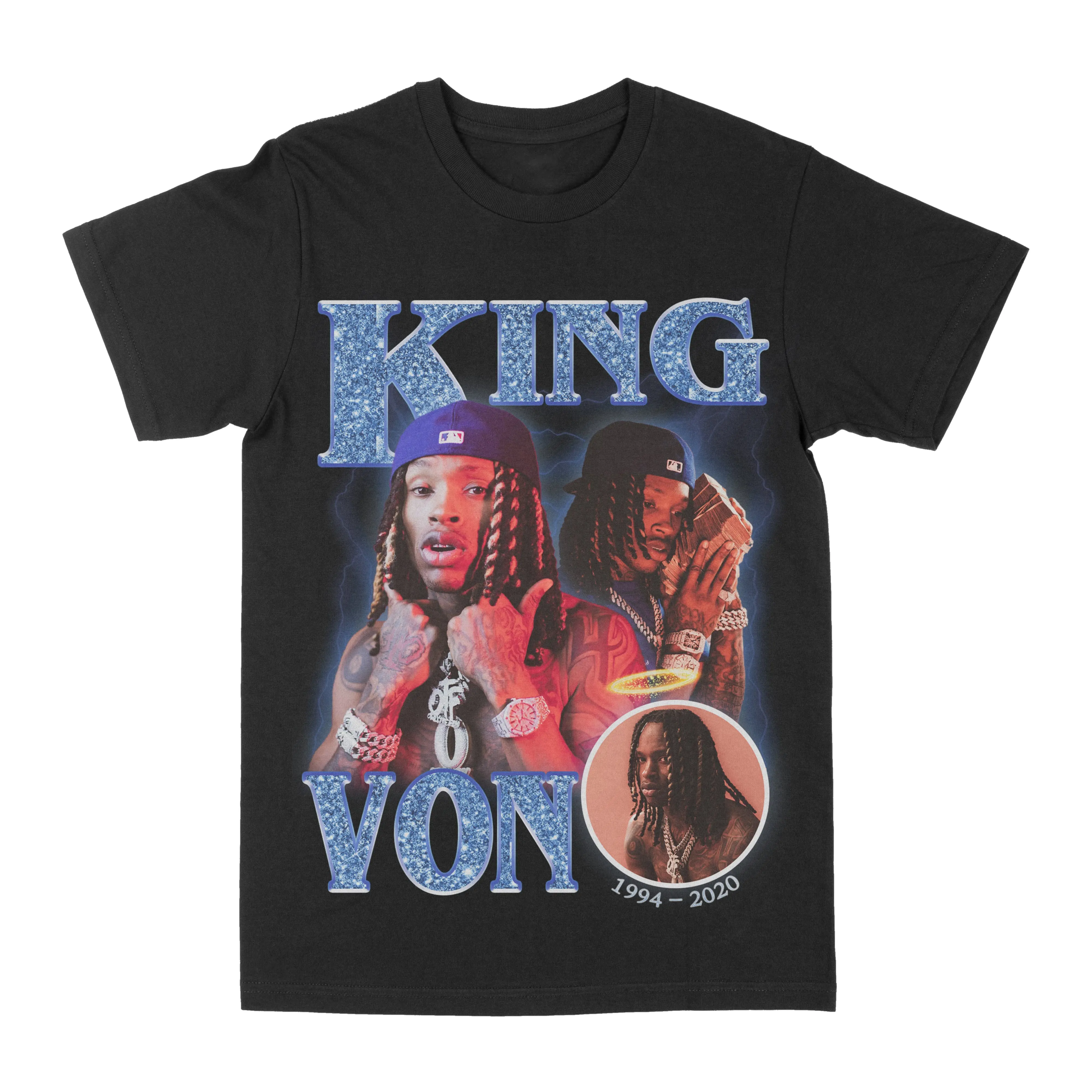 King Von Graphic T-Shirt, Bootleg Graphic Tee, Concert Unisex Shirt, Hip Hop Tee, Rap T-Shirt, Rock n Roll, All Weather Clothing, Cotton Pullover