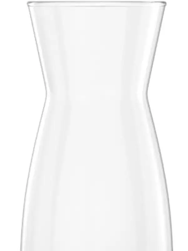 Premium Quality Clear Decorative Glass Flower Vase - Rustic Home Décor for Modern Farmhouse, Ideal Shelf, Table & Entryway Decor, Patented Design, White Ornaments