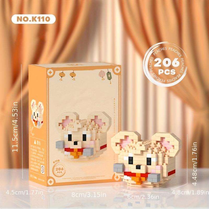 LED Monkey Zodiac Puzzle Blocks: Engaging, Educational Decor for All Ages - Chinese Zodiac Series 2