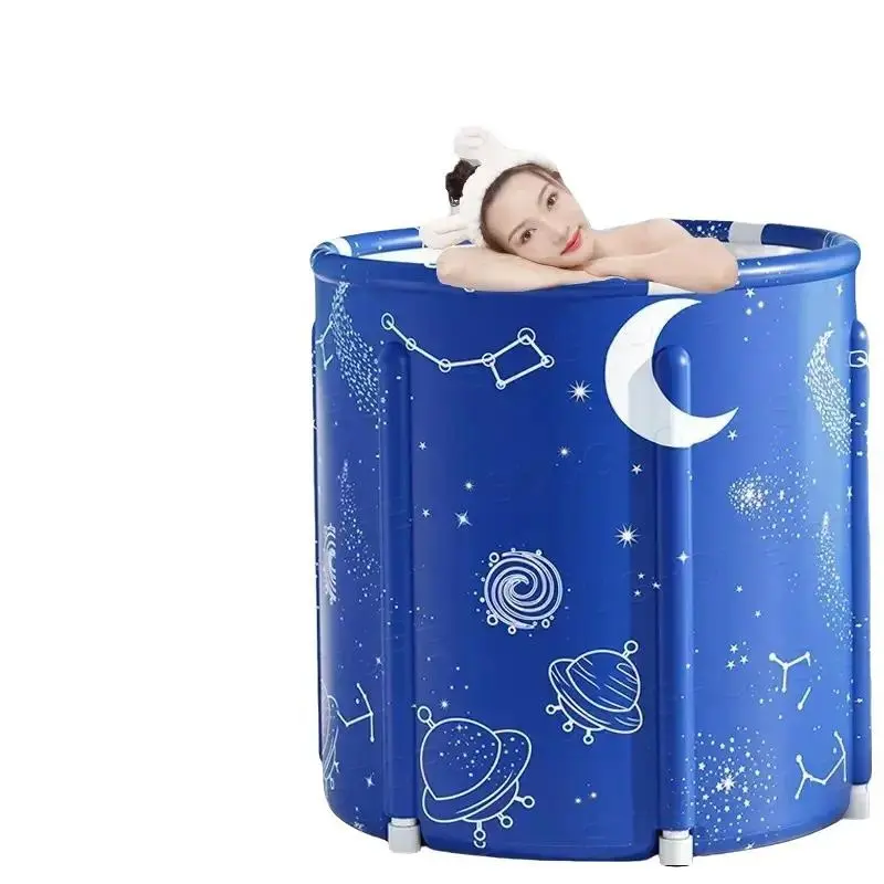 Adult Bathtub Ice Bath Thickened Foldable Full Body Soak for Home and Children - Versatile and Practical