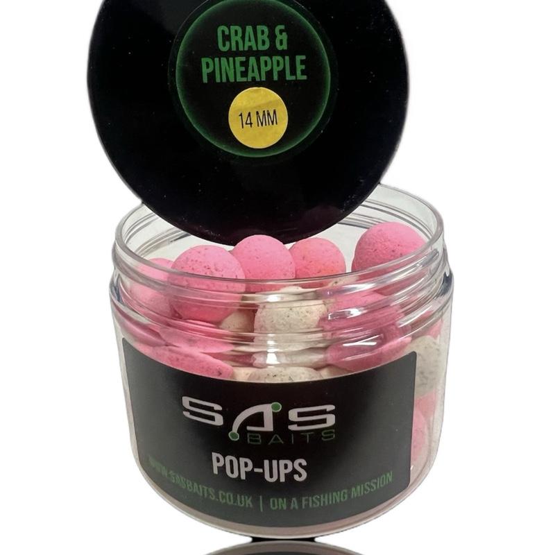 Crabapple Pop Ups 14mm . Our biggest selling All year round Hook-Bait. 1