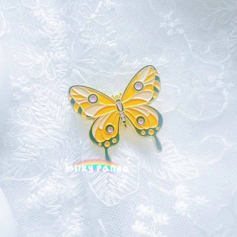 Cute Butterfly Badge| Cute Pin | Pin Lover | Milky Panda 2