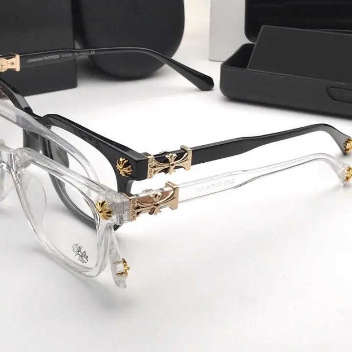 【SHARIFAN】    Blue Light Glasses for Men and Women with Cross Square Frame, Unisex Lightweight Anti-dust Eyeglasses, Christmas Gift Work Travel Daily Wear Summer Fall Streetstyle, Birthday Fast Shipping Back to School Suppliers Halloween Correction 3