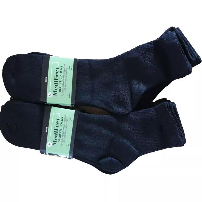 Men's Diabetic Socks Especially Designed For Diabetic Foot Leg Swelling - Comfort for Foot and Leg Swelling, Menswear Soft & Comfortable Extra Wide Loose Top Socks, Breathable (UK Size 10-13) Underwear Human Beige Plain Tropical 3