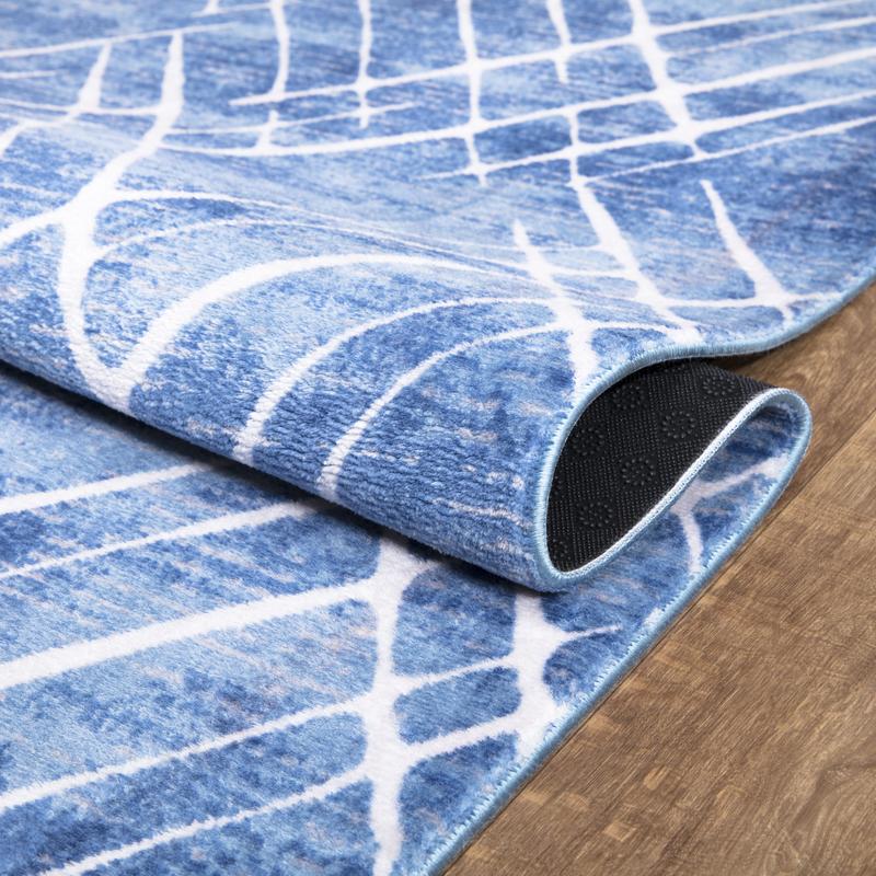Modern Non Slip Abstract Design Area Rugs for Living Room Bedroom Hallway Runner Mats & Rugs 3