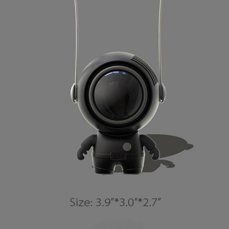 【2025】Portable Bladeless Astronaut Fan, Silent Ultralight Handheld Halter Neck Fan, USB Rechargeable 5