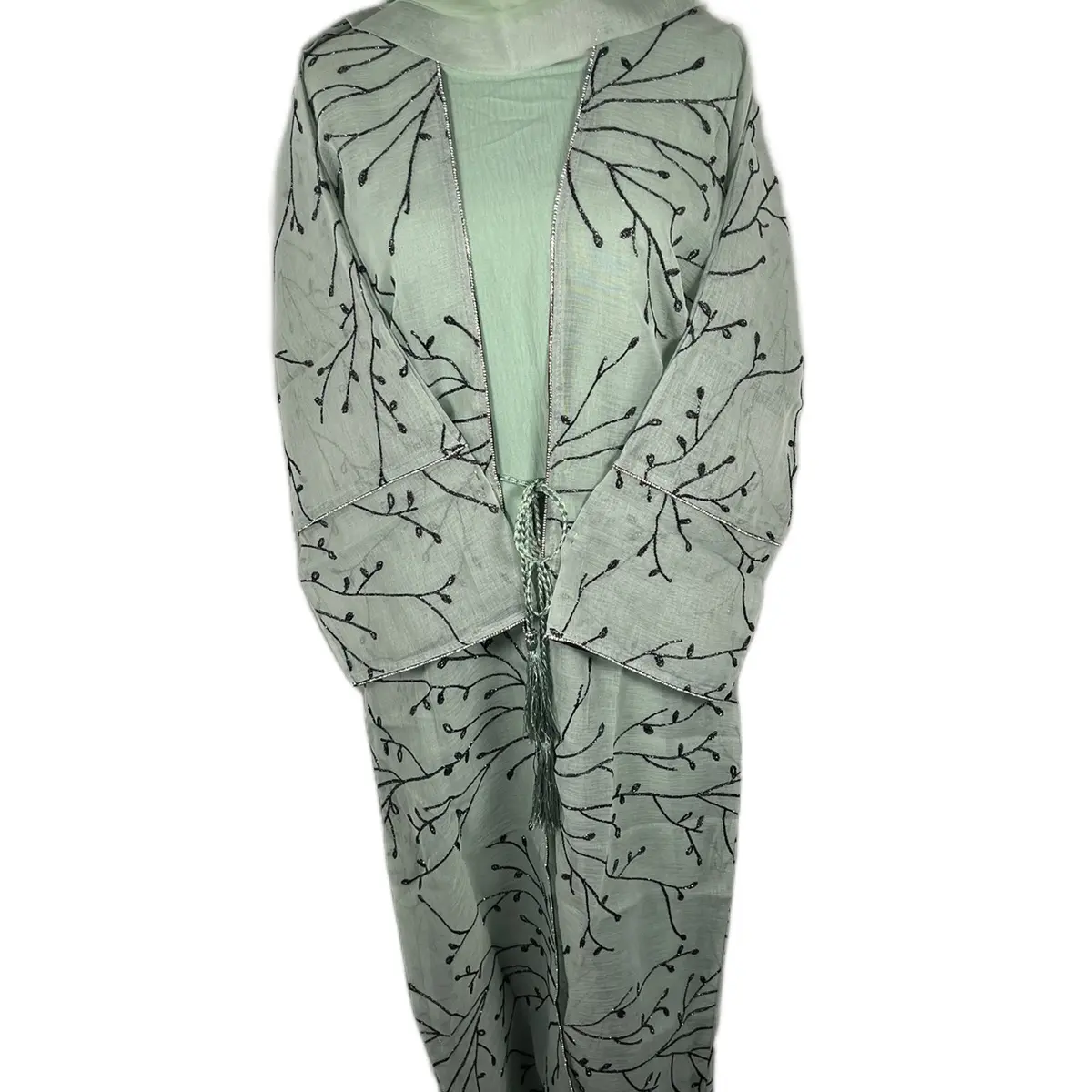 Embroidered Malaki Abaya