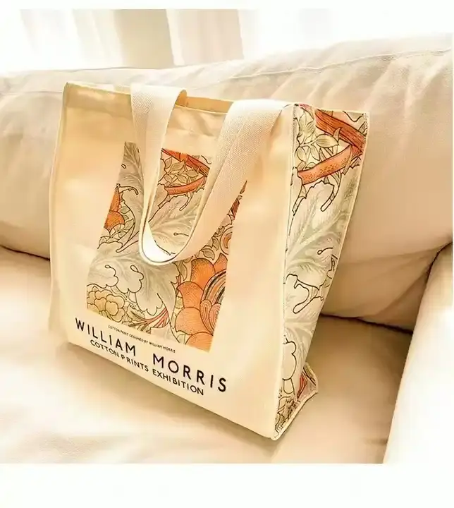 William Morris Cotton Prints Exhibition Tote Bag